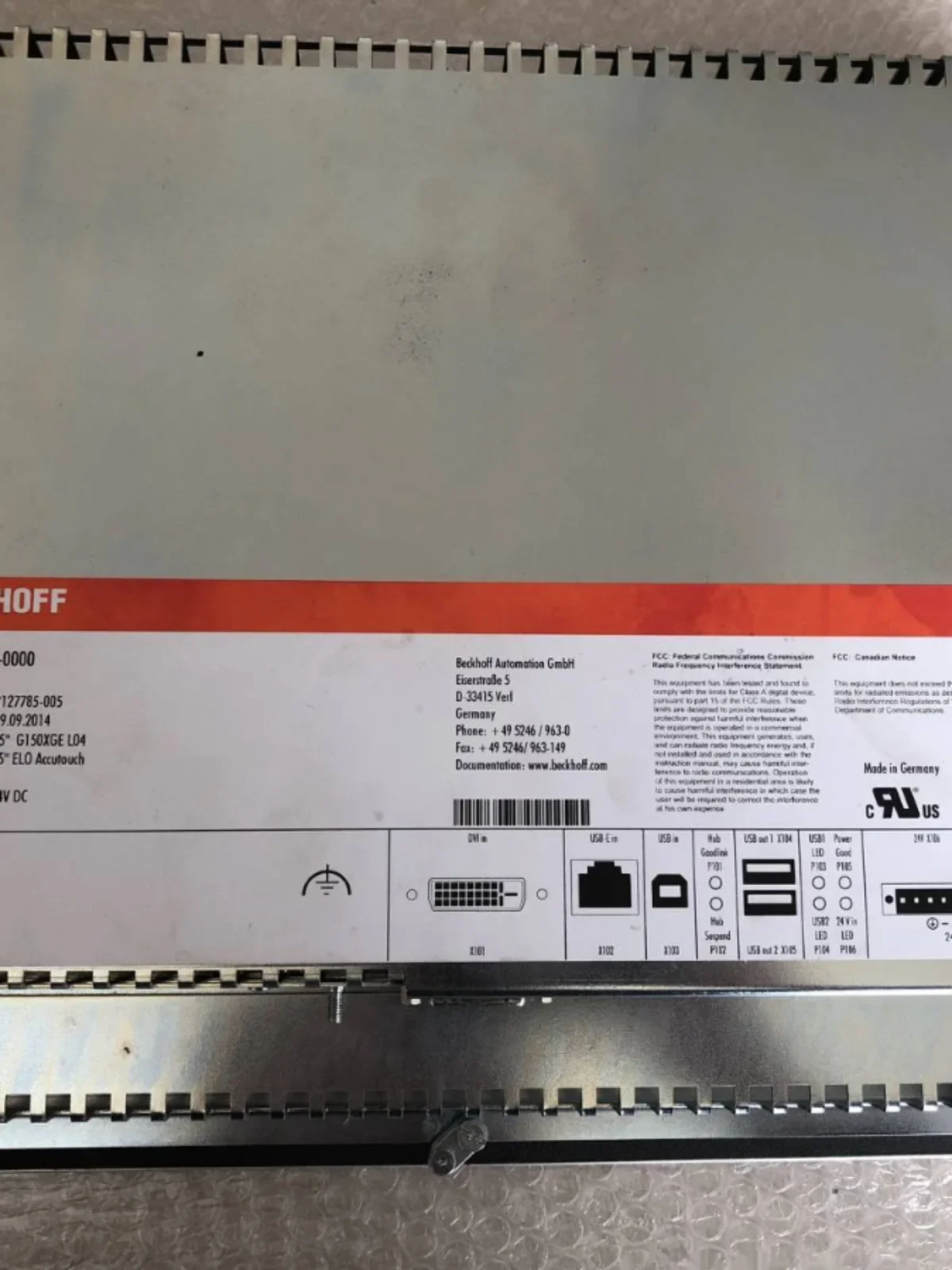 BECKHOFF Beckhoff Touch Screen CP6902-1009-0000 Original Spot Bargaining