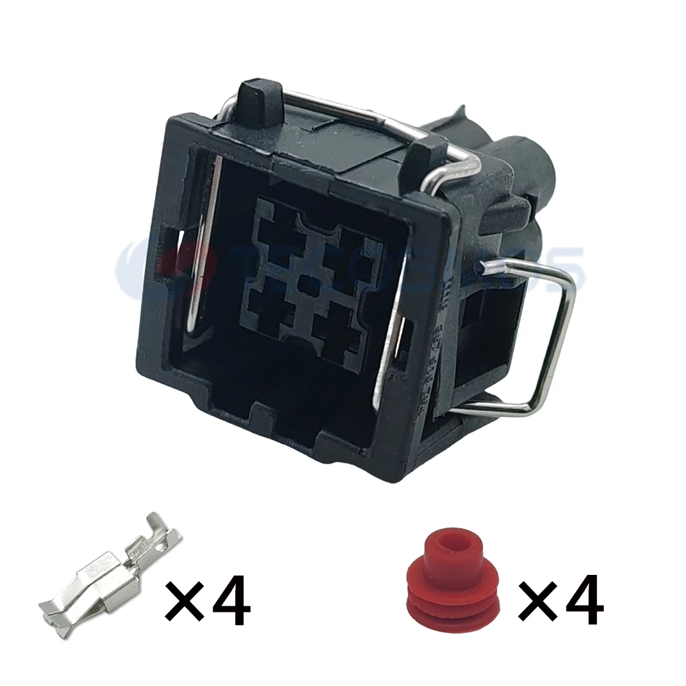 4 Pin Car Waterproof Connector Air Conditioning Pressure Sensor Connector Temperature Sensor Plug Pigtail 357919754 8D0959482B