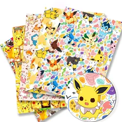 Pokemon Cartoon Fabric140*50cm Handmade Sewing Patchwork Quilting Baby Dress Home Sheet Printed Fabric Fabric Sewing Kids