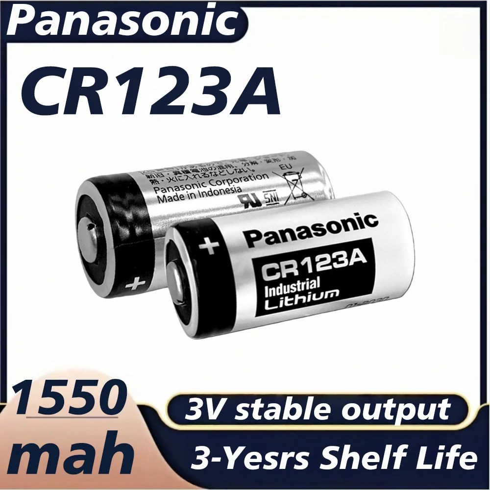 2PCS-10PCS Original Panasonic 123 Lithium 3V Arlo Camera Battery CR123A CR17345 DL123A EL123A 123A
