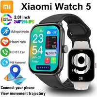 Xiaomi Watch 5 Global Version Men Women HD AMOLED Display Heart Rate Bluetooth Call GPS Track Waterproof Sports Smart Watch