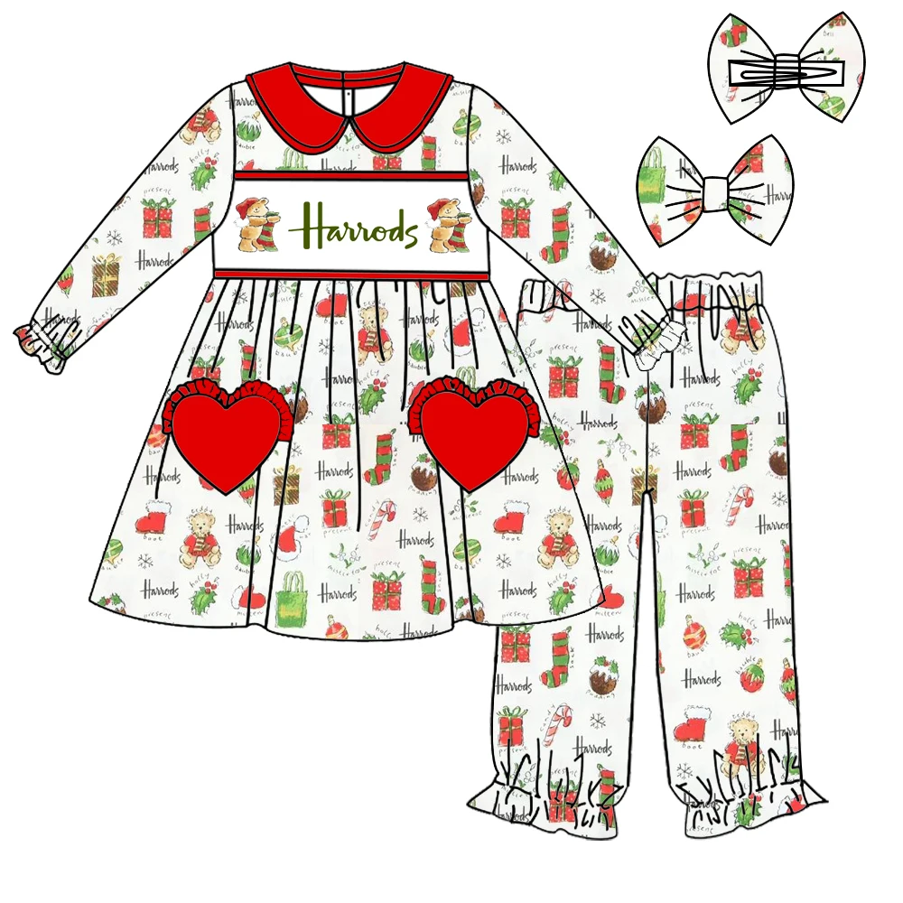 Neuer Boutique-Kinderanzug Kurzärmeliges Elastisches Cartoon-Print-Oberteil Elastische Hose für Mädchen und Jungen Nachthemd Maßanfertigung – Detail 5