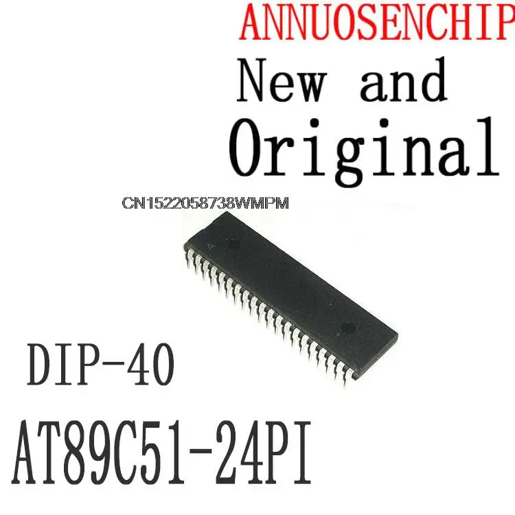 50PCS AT89C51 AT89C51-24PU DIP-40 New original IC In stock! AT89C51-24PI