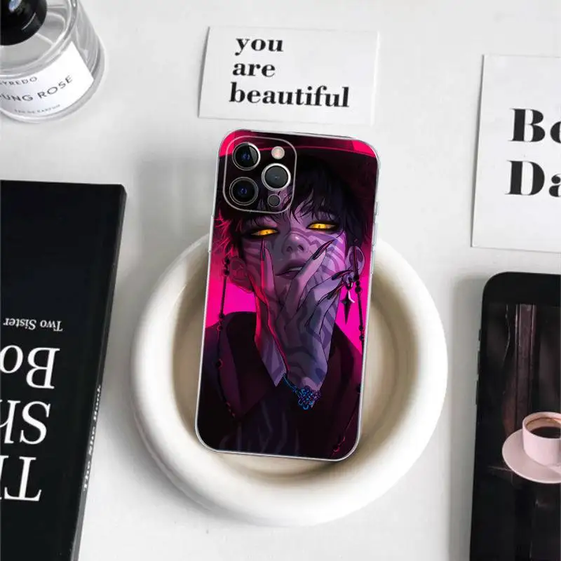 KPop Demon Hunters Jinu Phone Case for iPhone 17 16 15 8 7 6 6S Plus X SE XR XS 14 11 12 13 Mini Pro Max Mobile Case
