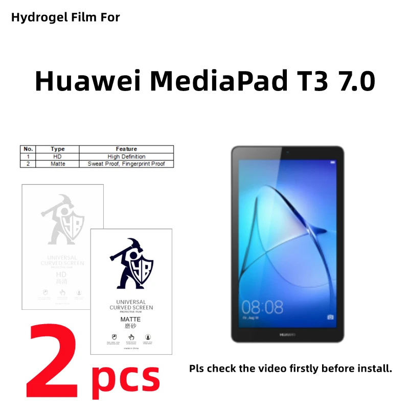 

Гидрогелевая Защитная пленка для Huawei MediaPad T3 7,0, 2 шт.