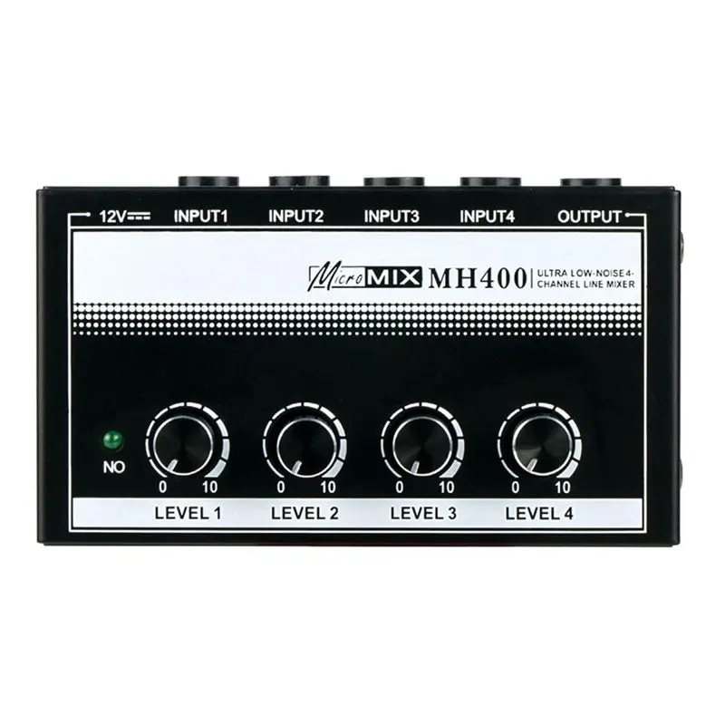 

Прочный звуковой микшер с регулятором громкости, профессиональный аудиоусилитель для басовых музыкальных инструментов, вилка стандарта ЕС