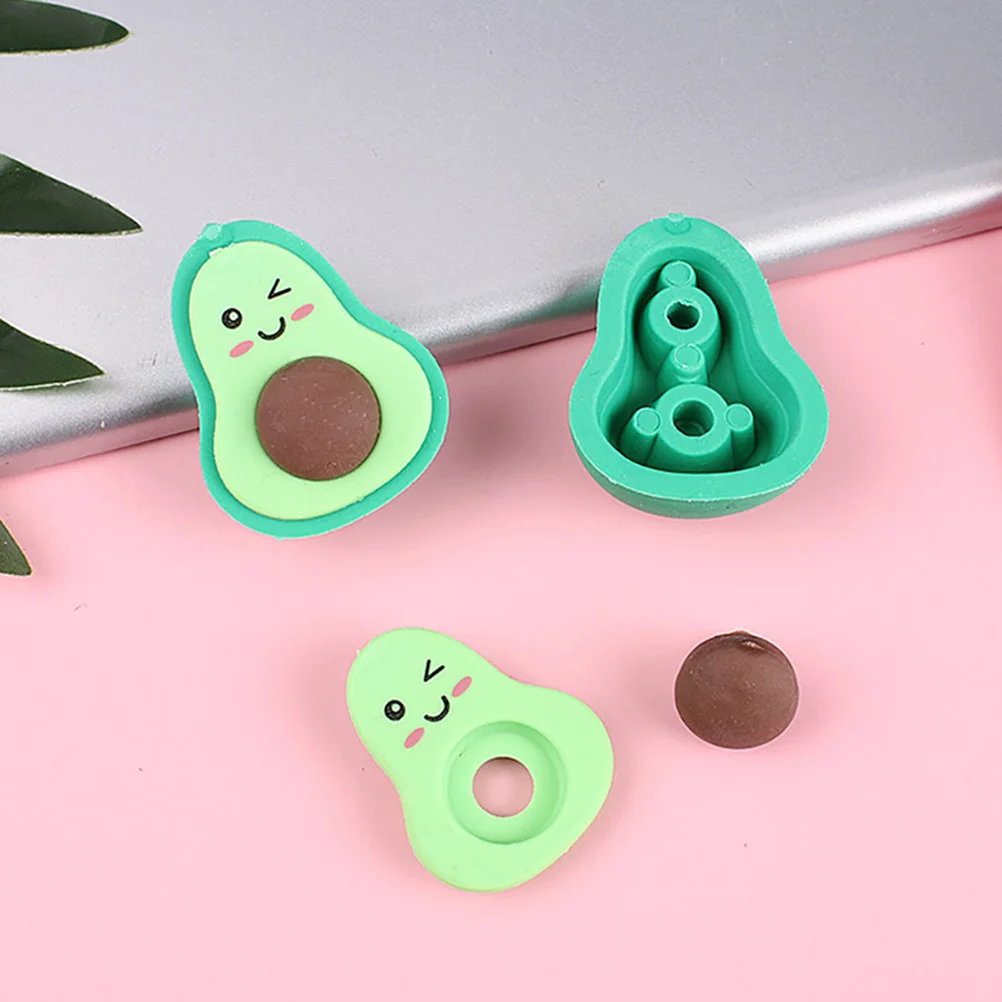 

36Pcs Cartoon Avocados Erasers Food Erasers for Kids Mini Erasers for Classroom Fun Educational Erasers