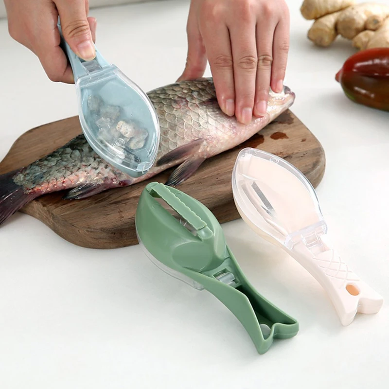 

Fish Skin Brush Fast Remove Fish Scale Scraper Planer Tool Fish Scaler Fishing Knife Cleaning Tools Kitchen Cooking Accessories