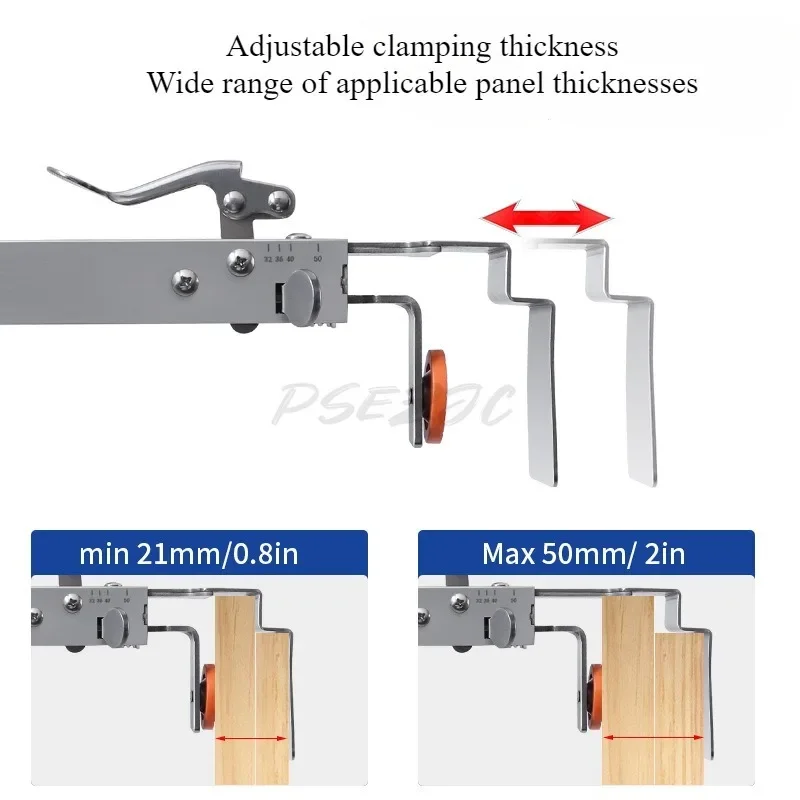Press Type Quick Drawer Clamp Adjustable Telescopic Fixed Clamp No Need for Handle Drawer Installation Fixture Auxiliary Tool