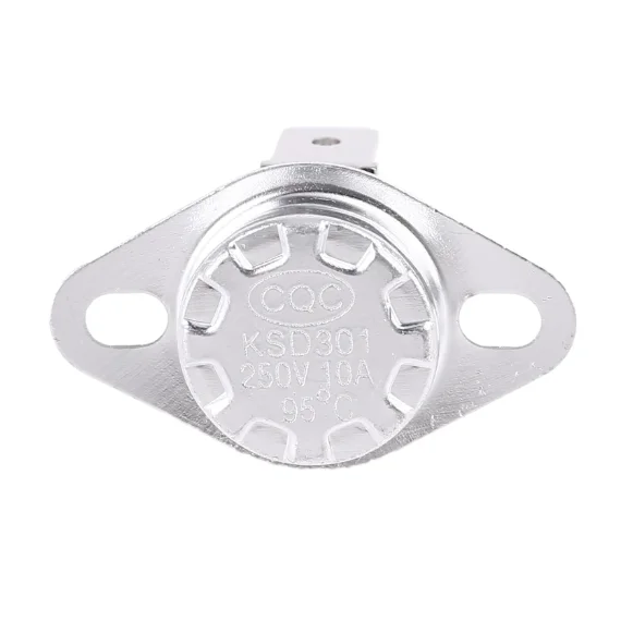 KSD301 temperature sensor 40/85/95/100/125C-160 degrees normally closed 10A 250V fixed ring button temperature control switch