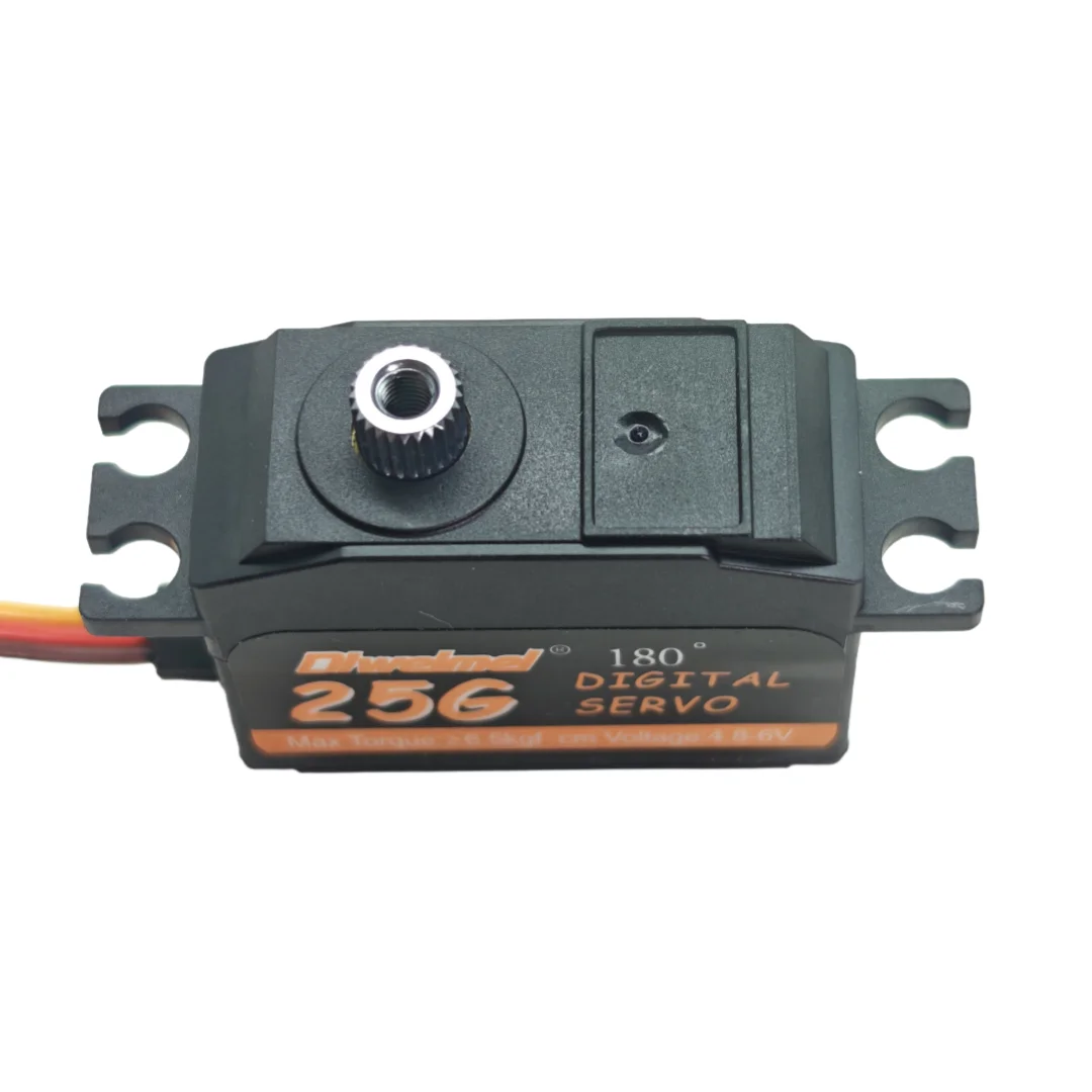 Dlweimei-25g الرقمية ميتال جير سيرفو عزم دوران عالي 4.8 فولت-6.0 فولت 5 كجم-6.5 كجم لطائرة RC سيارة قارب روبوت هليكوبتر
