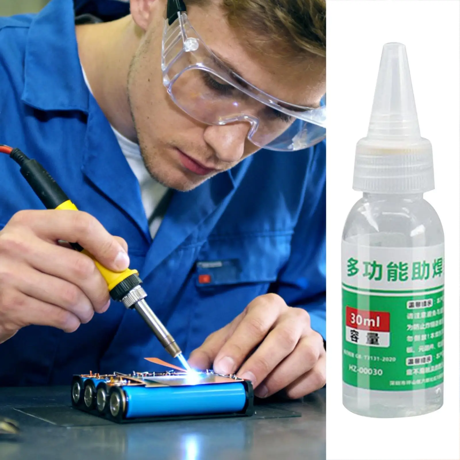 30ml Soldering Flux Liquid Solders Water Soldering Flux Paste For Stainless Steel galvanized Sheet/Copper/Iron/ Battery Welding
