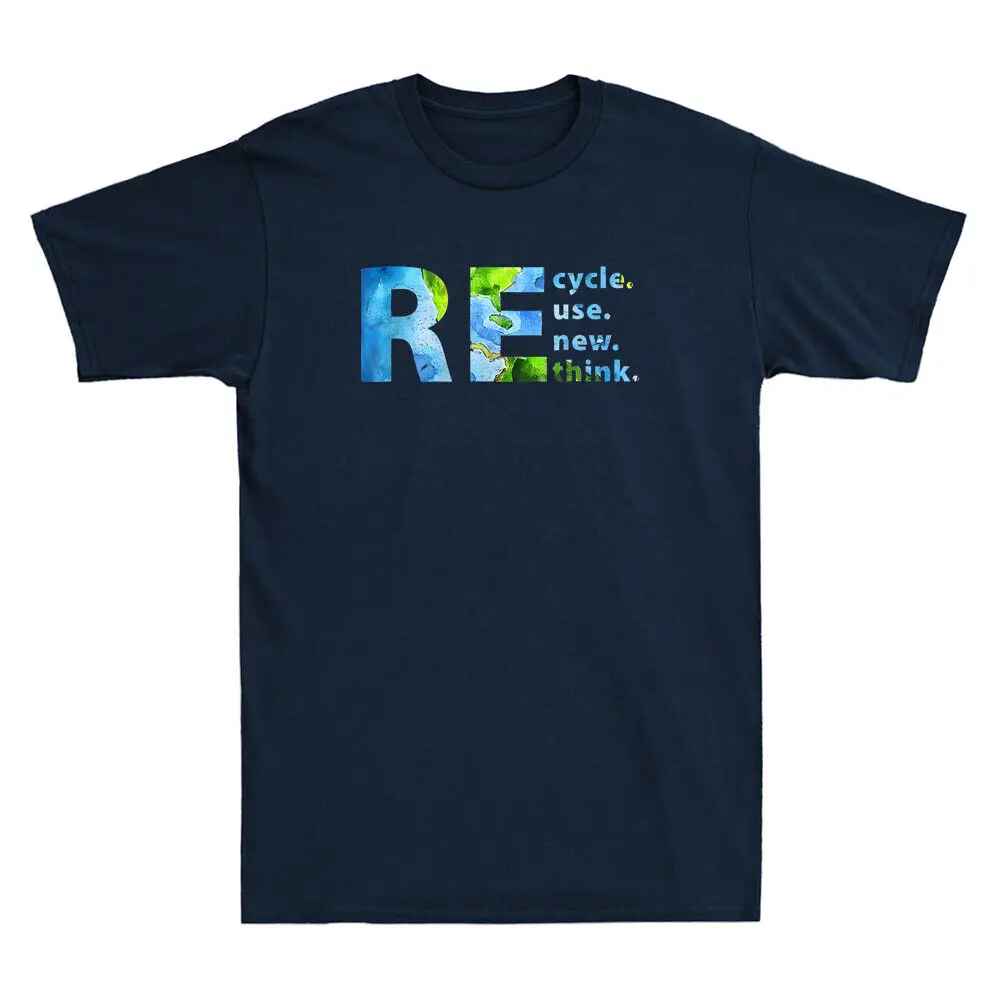 Recycle Reuse Renew Rethink Crisis Environmental Activism Vintage Unisex T-Shirt