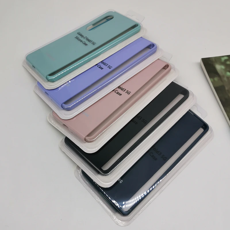 For Samsung Galaxy Z Fold 6 5 4 3 2 Liquid Silicone Case Silky Soft-Touch Back Protective Cover for Z Fold6 Fold5 5G Phone case