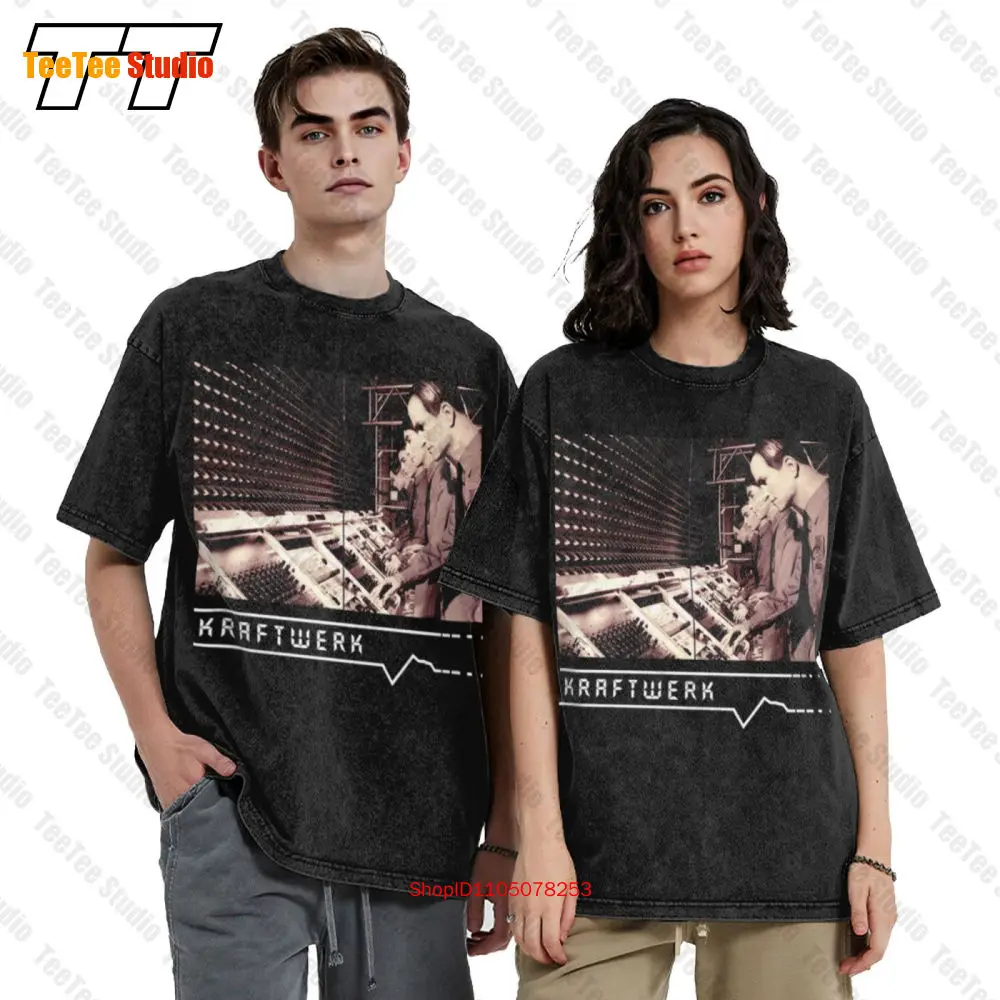 Kraftwerk Synth New Wave Krautrock 80S Vintage Oversized T-Shirt 5WB7