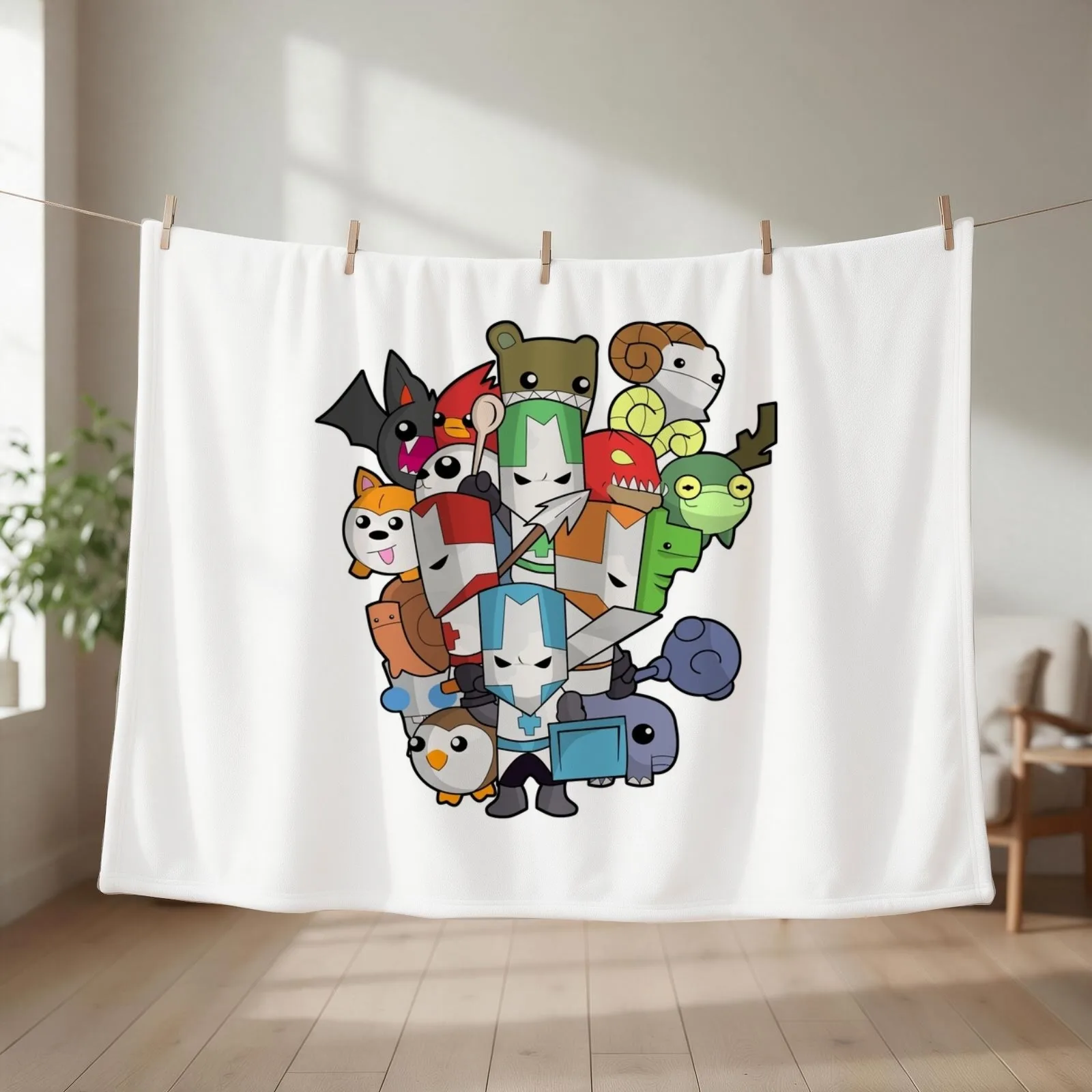 Castle Crasher all knight Throw Blanket christmas decoration blankets ands Thermal Weighted Blankets