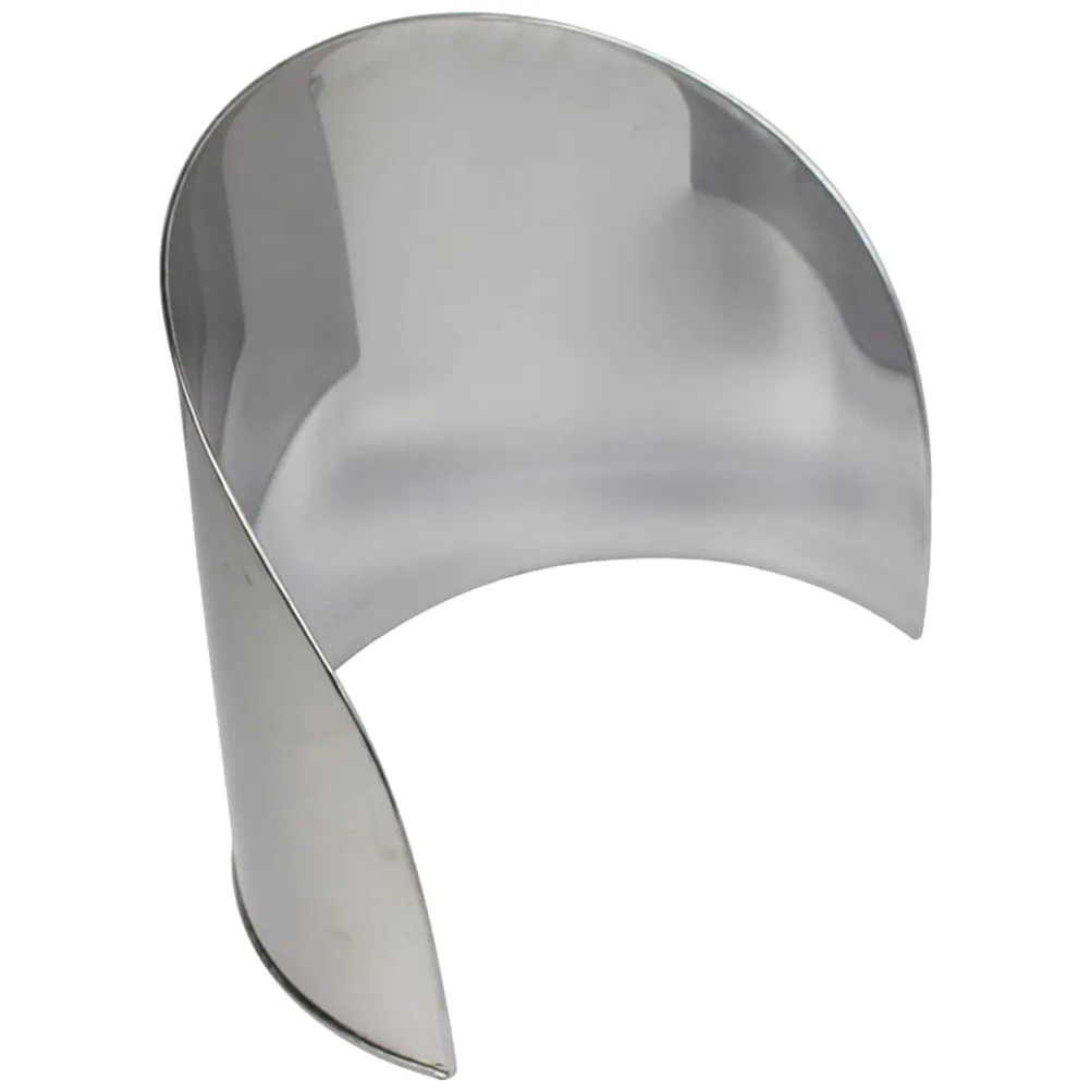 

Stainless Steel Chopping Board Baffle Splatter Proof Oil Barrier Kitchen Part Round Shape Anti Splash Guard Suitable Home Hotel