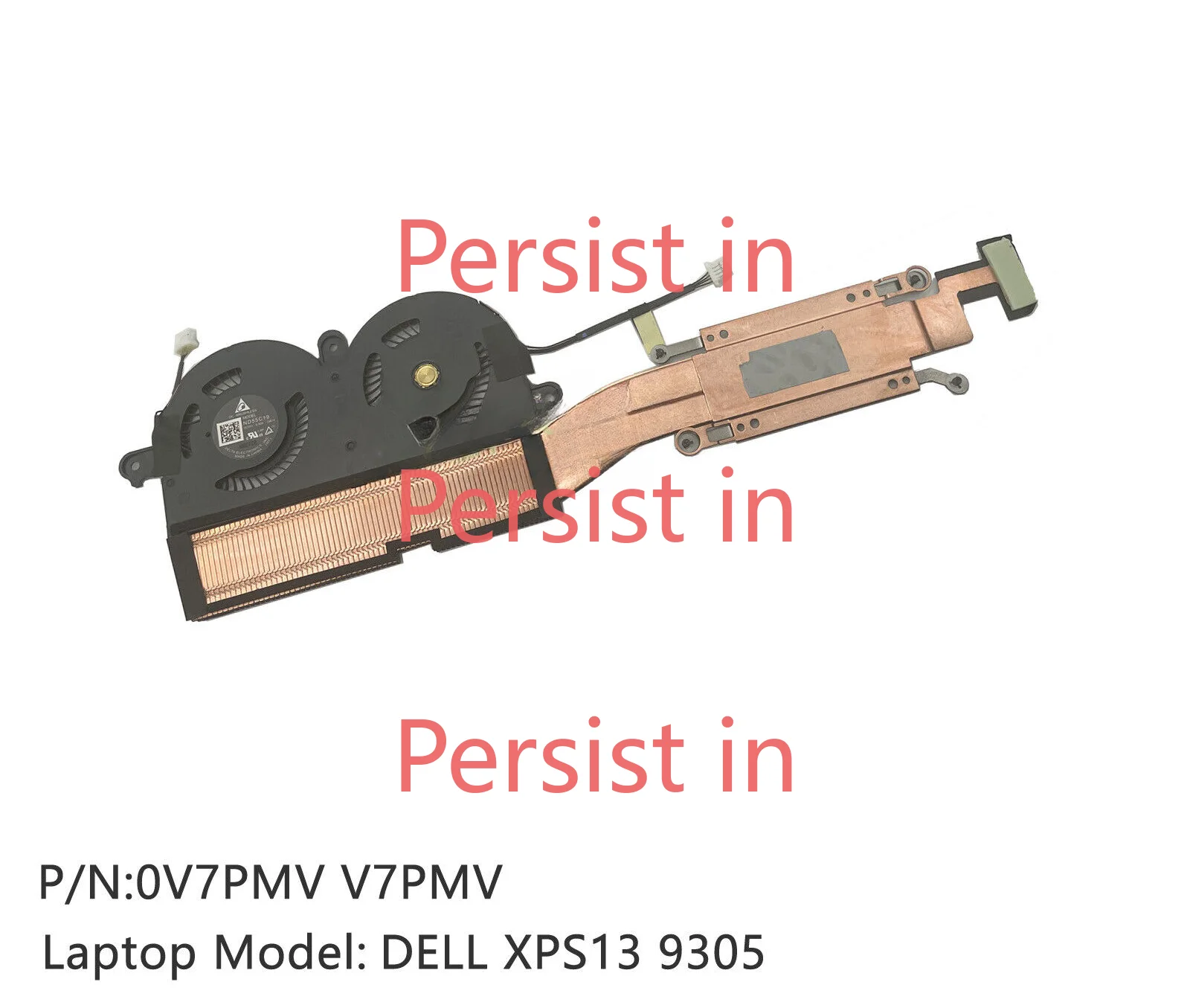 NEW For DELL XPS13 9305 CPU Cooling Heatsink & Fan 0V7PMV V7PMV