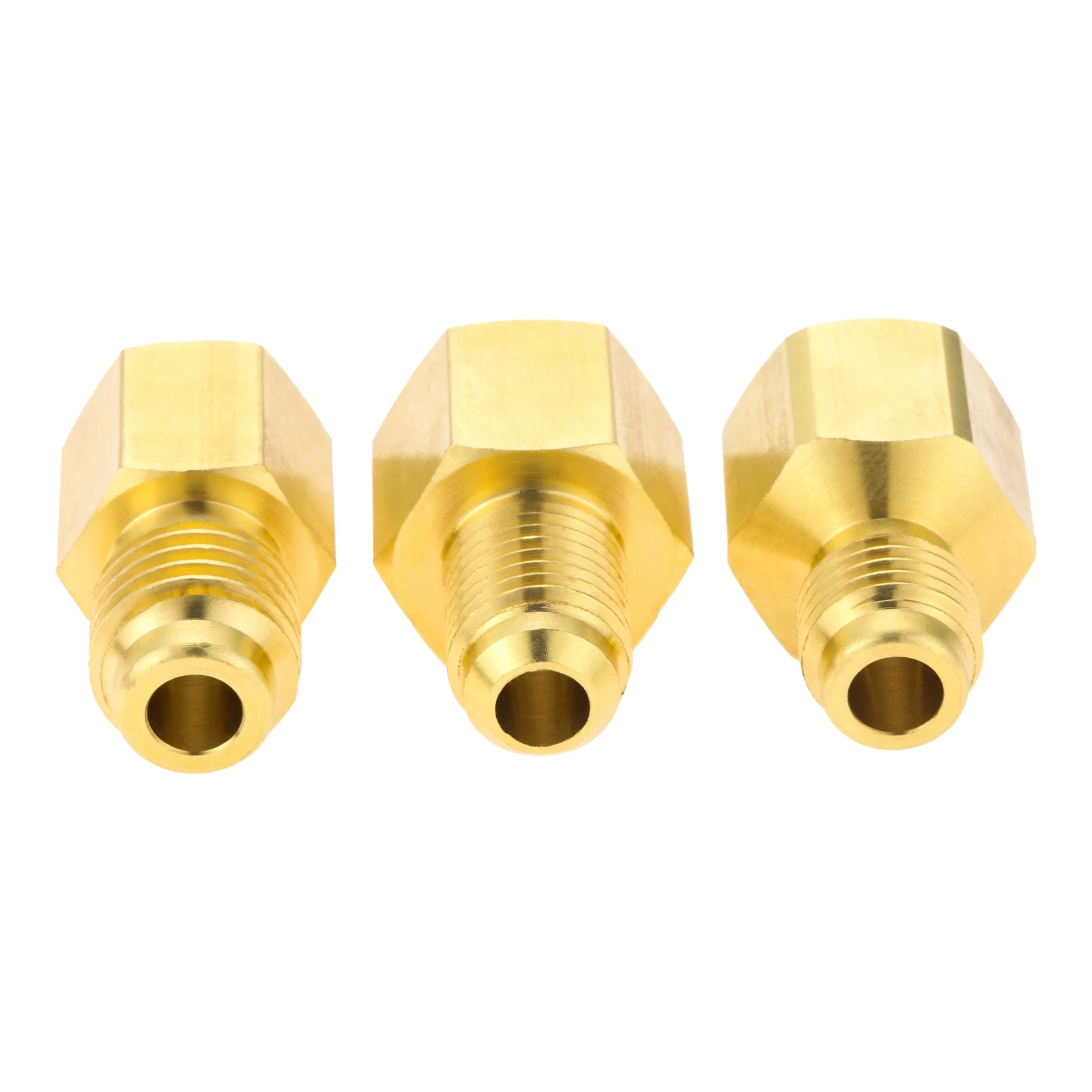 3Pcs/set R134A Refrigerant Tank Adapter, R410a Vacuum Pump Fitting with 5/16\