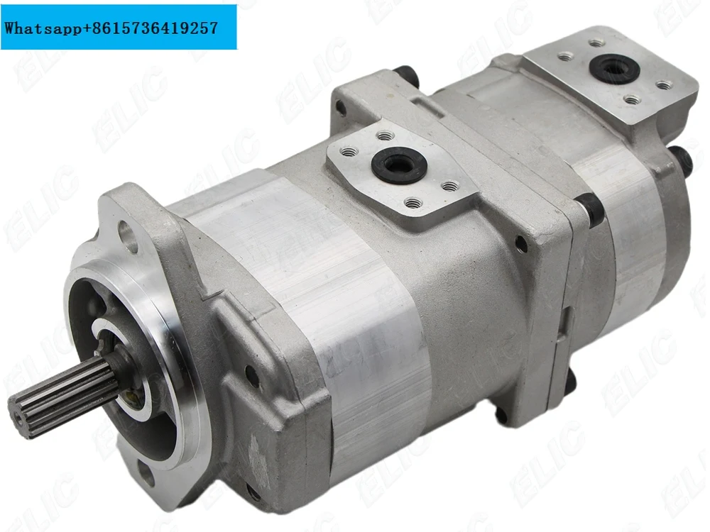 oil gear pump 705-56-34040 hydraulic triple pilot pump charge pump