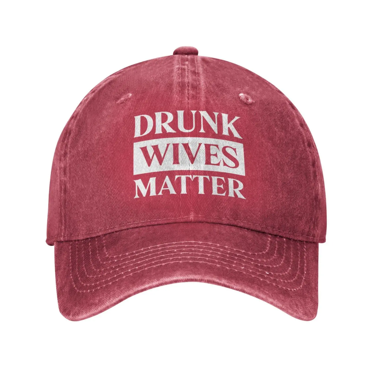 

Funny Drunks Wives Matter Baseball Cap Washed Cotton Fashion Cap Unisex Adjustable Streetwear Outdoor Sports