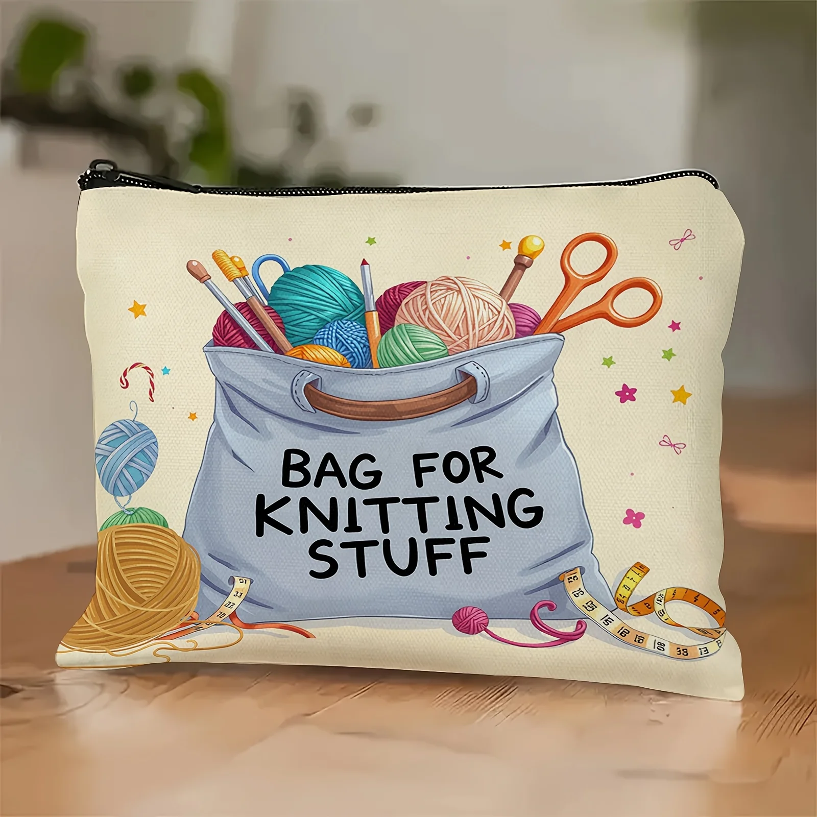 Sacs à cosmétiques tissés et faits à la main – jolis sacs multifonctionnels à fermeture éclair pour femmes, sacs de rangement de bijoux,