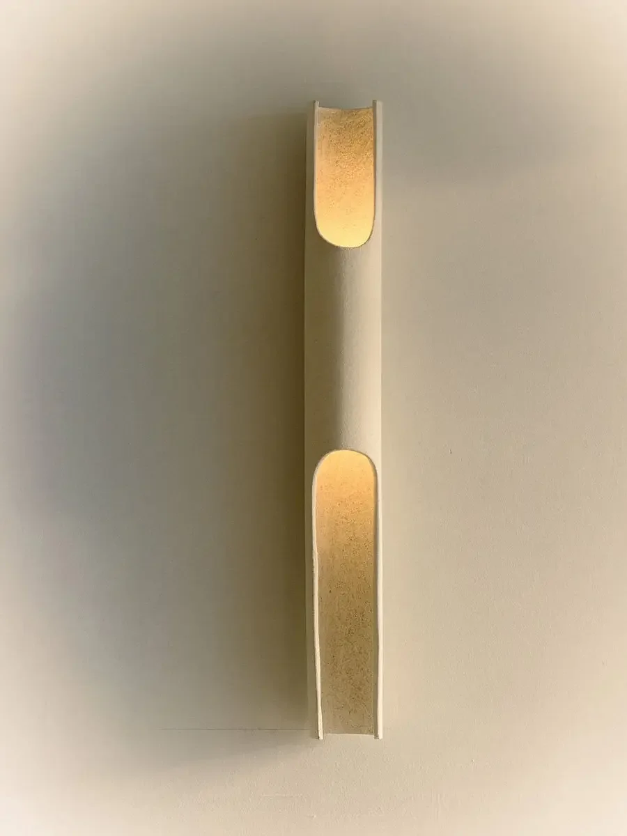 Postmodern Aluminium Slanted Wall Lamps Foyer Background Wall Decor Bedroom Aisle Personalized Long Strip Multi Head LED Sconces