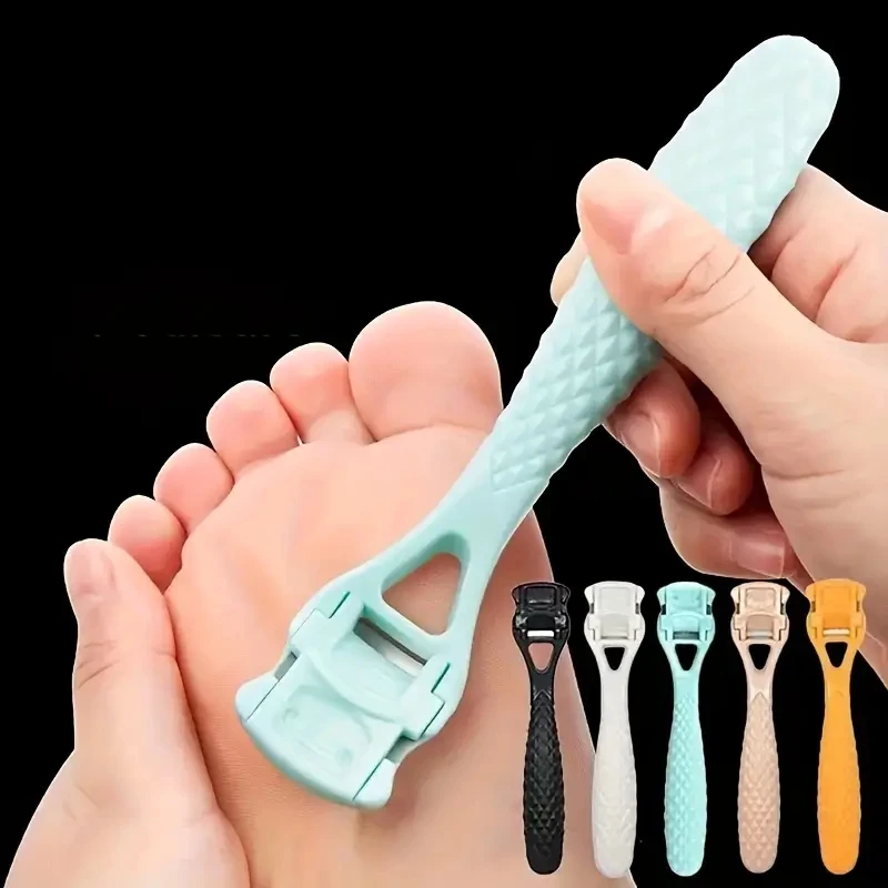 Multicolor Foot Scraper Dead Skin Calluses Remover Stainless Heel Exfoliator Shaver Foot Grinding Tools Feet Care Accessories