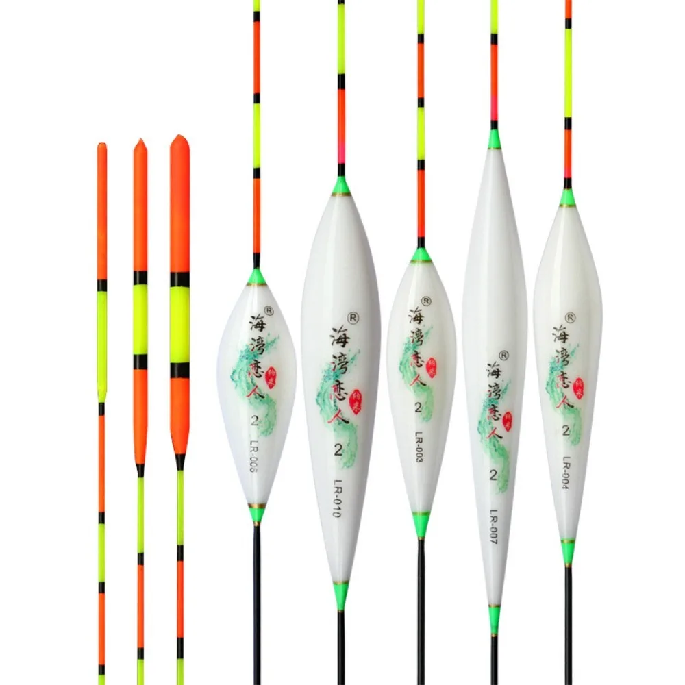 

5pcs Float Tackle Fishing Float Craalusso Accessories Great Buoyancy Bold Tail Nano Fishing Float Bobbers White