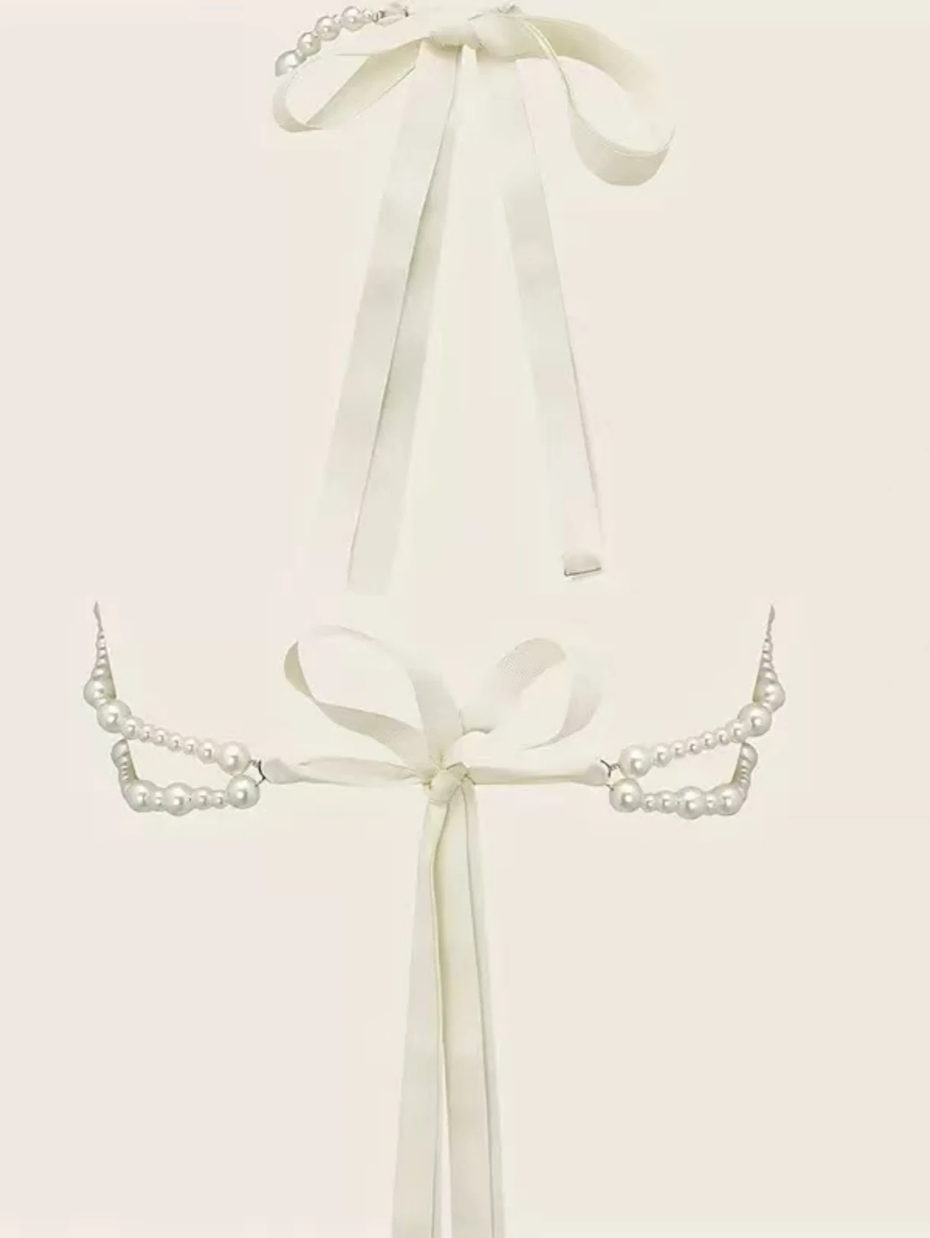 قطعة واحدة من سلسلة الجسم بيكيني اللؤلؤ الاصطناعي - مجوهرات الشاطئ الأنيقة لملابس السباحة، إكسسوار جلام قابل للتعديل على شاطئ البحر