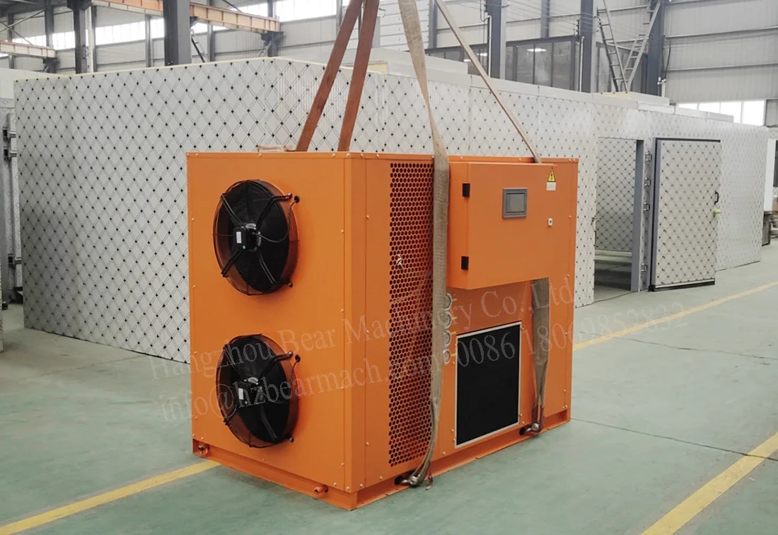 Factory Price Electric Food Dehydrator Machine New Heat Pump Fruit Onion Drying Core Components Motor Engine Gear PLC Farm