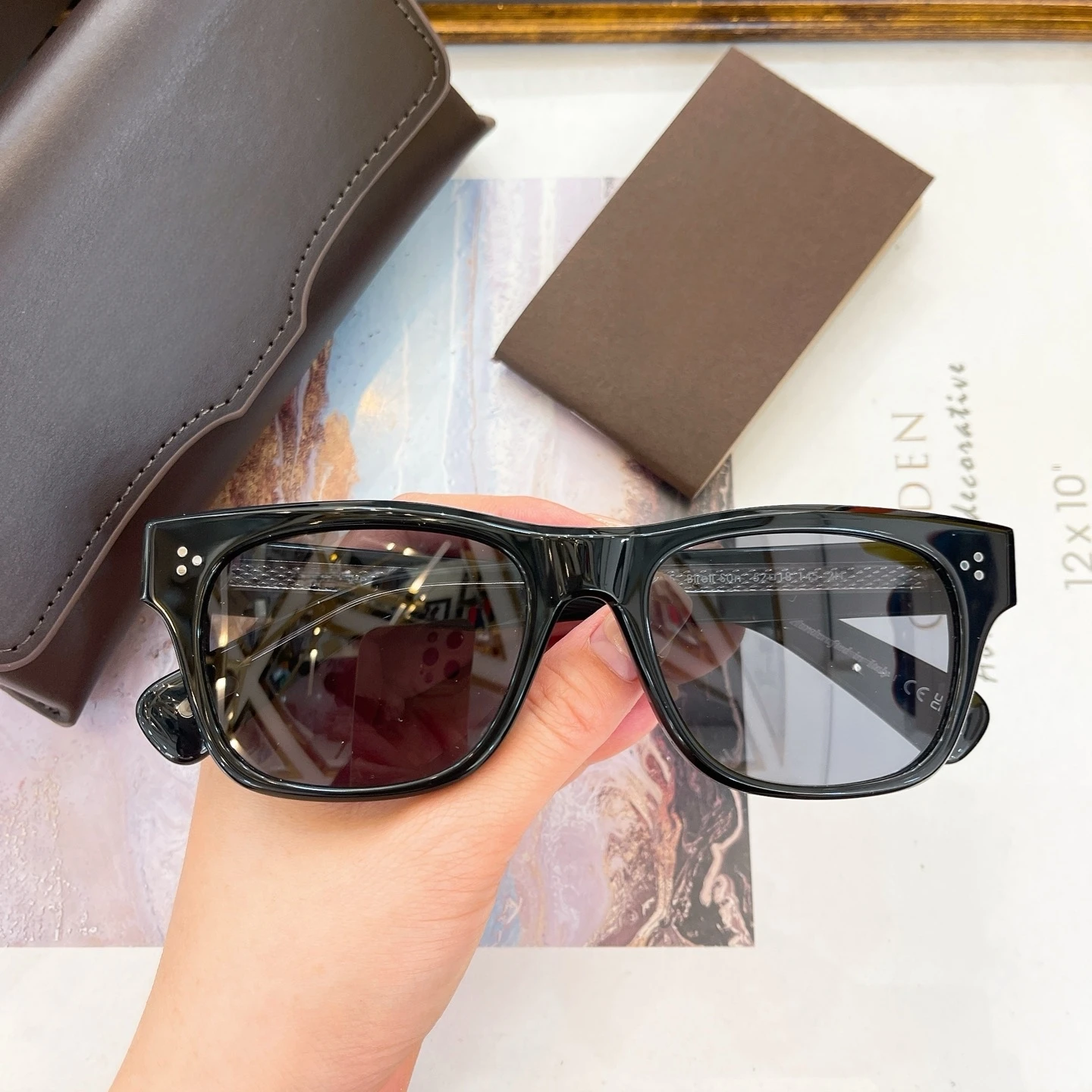 Винтажные прямоугольные очки для улицы, мужские и женские классические брендовые дизайнерские солнцезащитные очки OV5524 для женщин, BIRELL lentes de sol para hombre