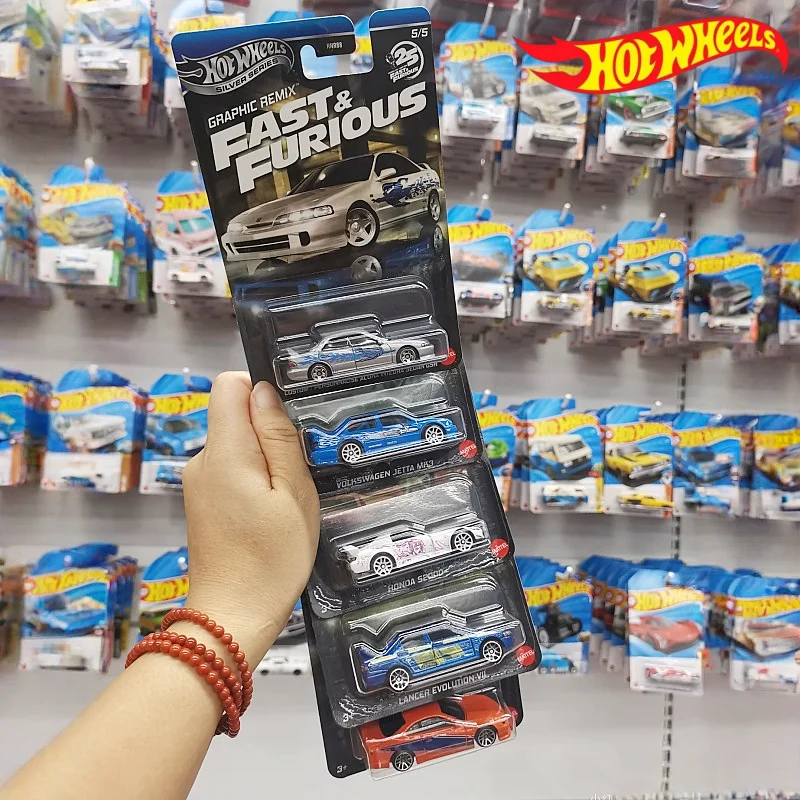 

Коллекция литых моделей автомобилей Hot Wheels Fast & Furious 2025 г. 1/64 — игрушечный автомобиль HONDA S2000 LANCER EVOLUTION VII NISSAN S15