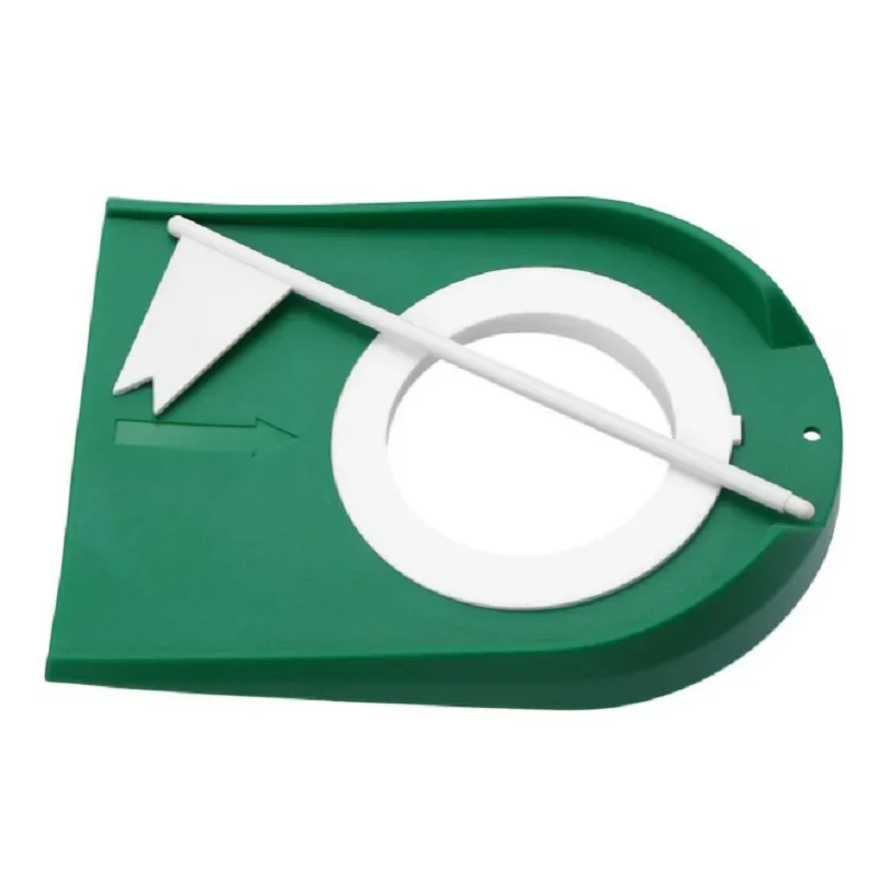 Golf Practice Putting Cup Mat with Hole and Flag Plastic for Indoor Outdoor Office Yard