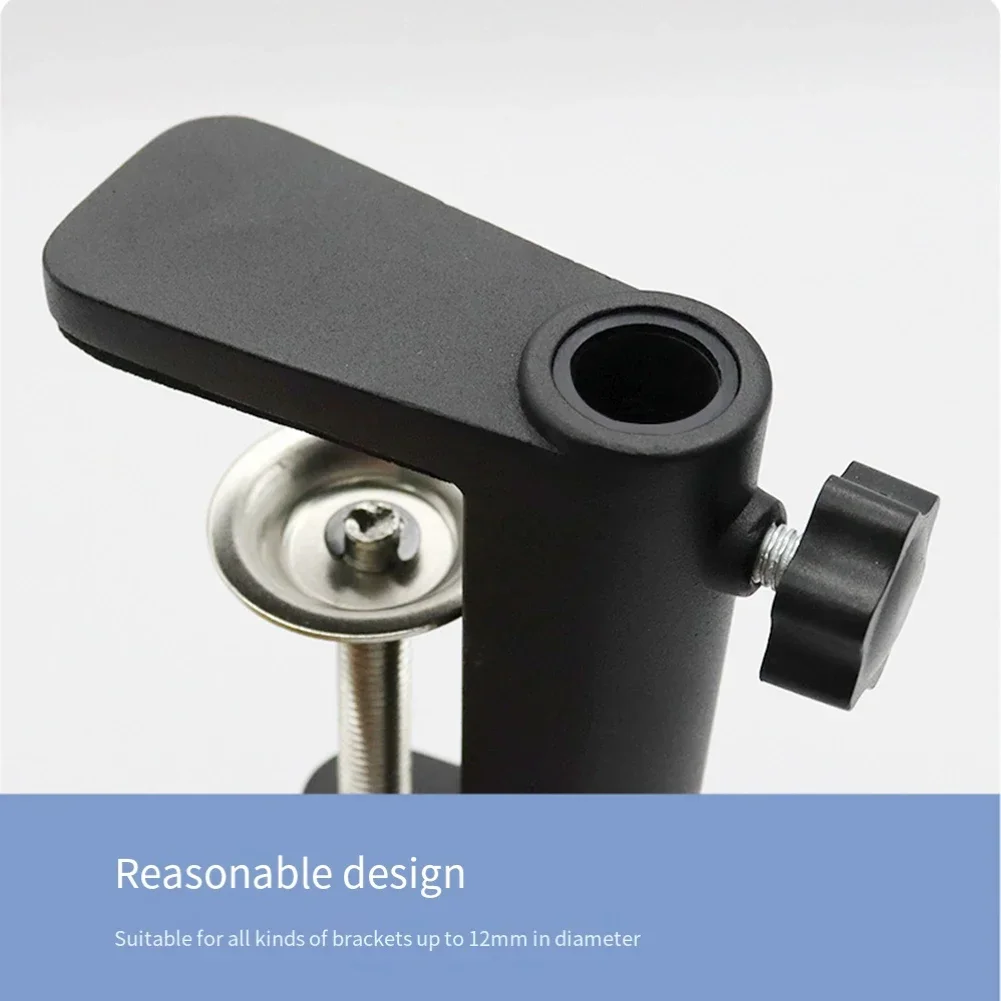 الجدول جبل المشبك كليب سبائك الألومنيوم قاعدة لمبة مكتب C-شكل دعامة تثبيت مشبك سطح المكتب كتيفة ثابتة المشبك ميكروفون دعامة حامل