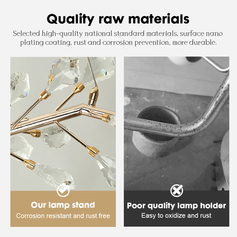 Pendant Lights For Dining Living Room Bedroom Bedside Kitchen Cafe Bar Indoor Decor LED Crystal Hanging Ceiling Lamps