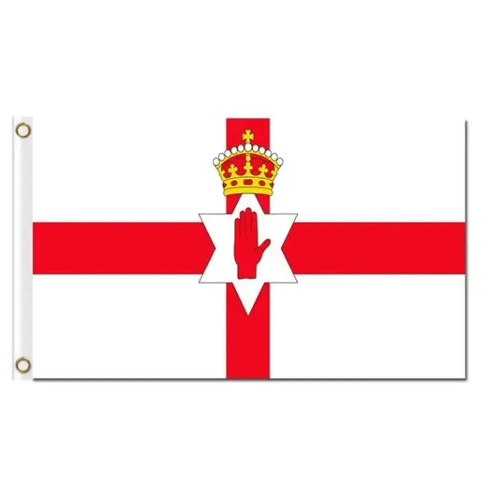 2X3FT New Custom Business History 3x5FT Northern Ireland Flag North Irish Ulster BANNER