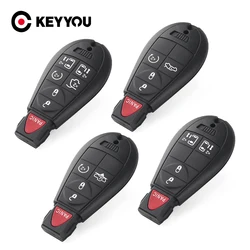 KEYYOU Replacement Smart Remote Key Case Shell For Chrysler Jeep Commander Grand Cheroke