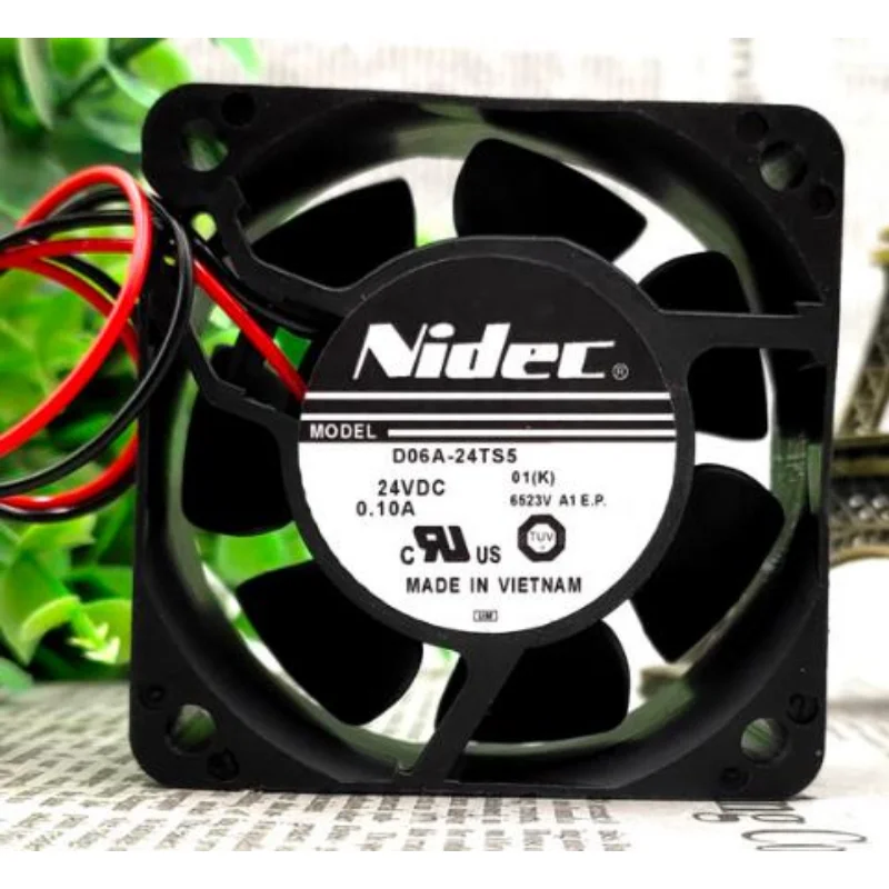 New CPU Cooler Fan for Nidec D06A-24TS5 24V 0.10A Frequency Converter Cooling Fan 6025 6CM 60*60*25MM