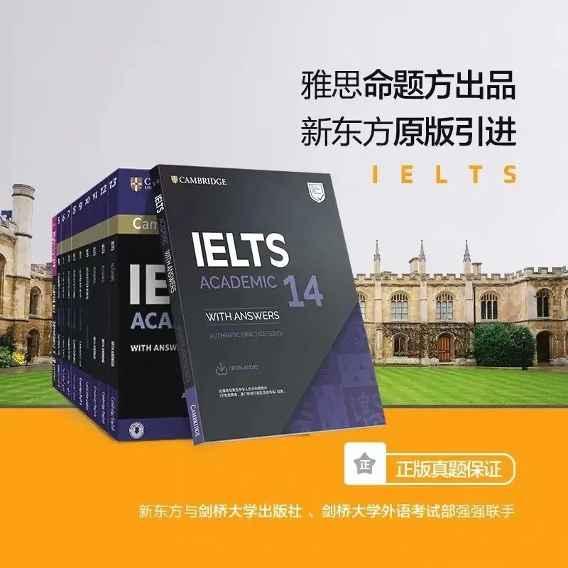 DiFUYA-Livro de Estudo para Leitura e Escrita, Cambridge English IELTS, 17 Academic IELTS Zhini 4-17 Speaking and Listening, 14 Livros