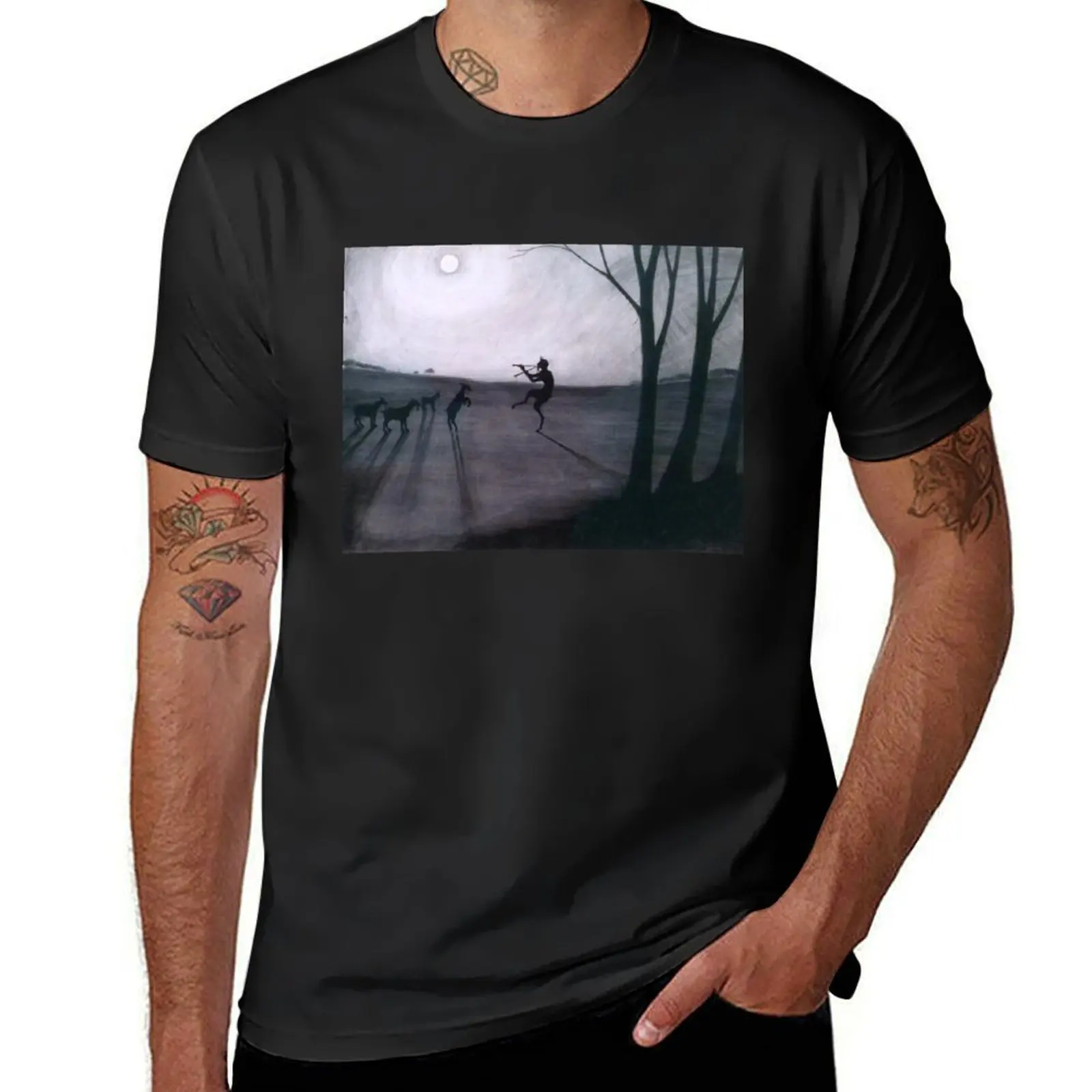 Léon Spilliaert - Faun by moonlight - Faun bij maneschijn T-Shirt aesthetic clothes quick drying funny t shirts for men