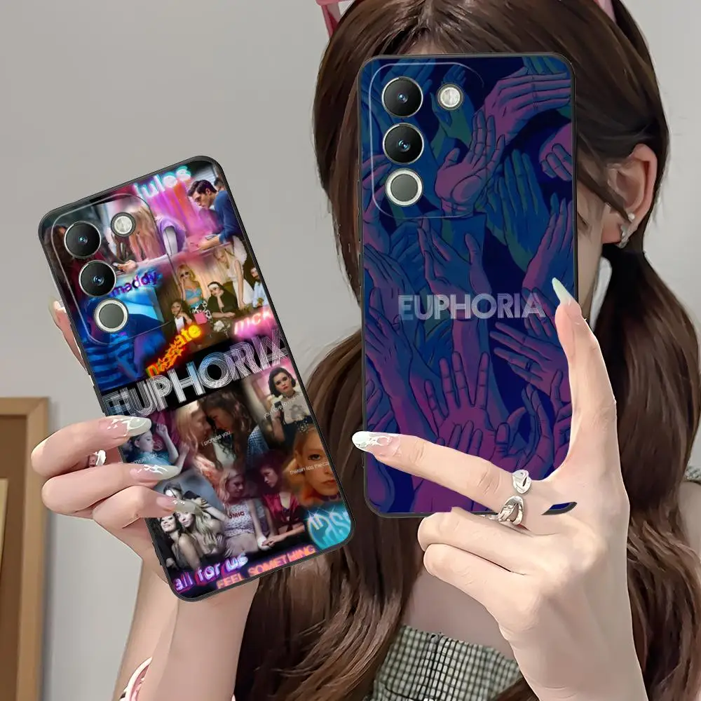 Coque de téléphone Fashion Euphoria pour VIVO V60 V50 V40 V30 V29 V27 V25 V23 Pro Lite 5G, housse antichoc en TPU souple