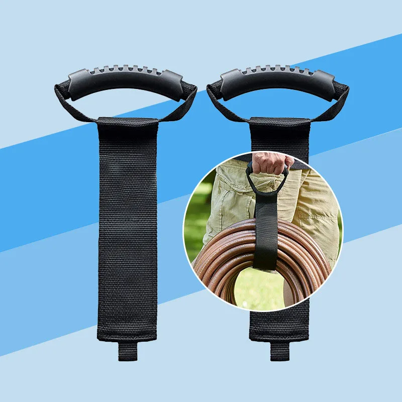 1Pc Heavy Duty Storage Straps Belt-Hook Extension Cord Cable Hose Holder Organizer with Garage  Pool  Hangers