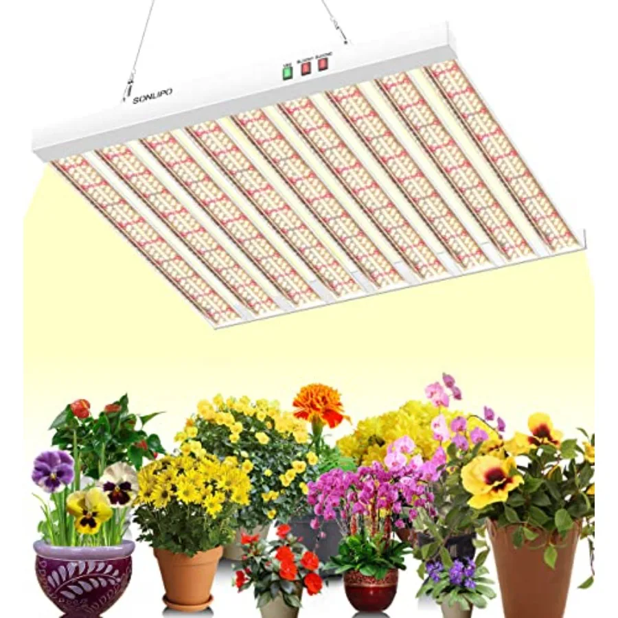 

2024 New SPF4000 400W LED Grow Light 5x5ft Coverage with New Diodes IR Lights Full Spectrum Veg Bloom Growing Lamps for Indoor