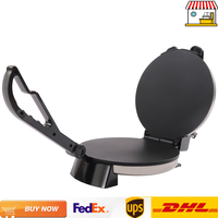 220V Stainless Steel Roti Maker | 1800W Electric Non-Stick Kitchen Appliance with 25.5cm Baking Pan