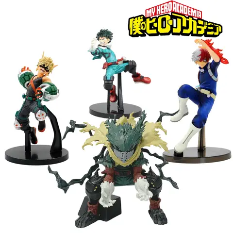 My Hero Academia Animefigur Shoto Bakugou Boku Izuku Duke PVC 11 cm Actionfigurer Animekaraktär Presentkollektion Serie 10 best sales sh figuarts boku no hero - №2