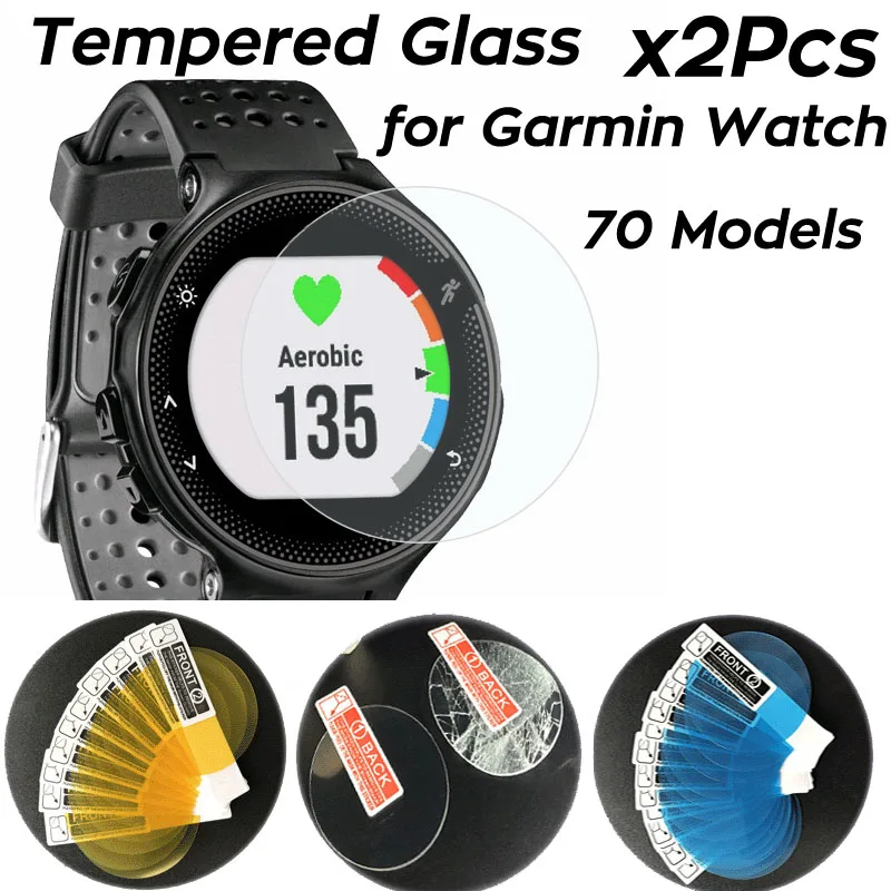Tempered Glass Screen Film For Garmin Fenix 8 7 6S 6x Forerunner 235 735 935 945 955 245 630 965 Vivoactive 3 Screen Protector