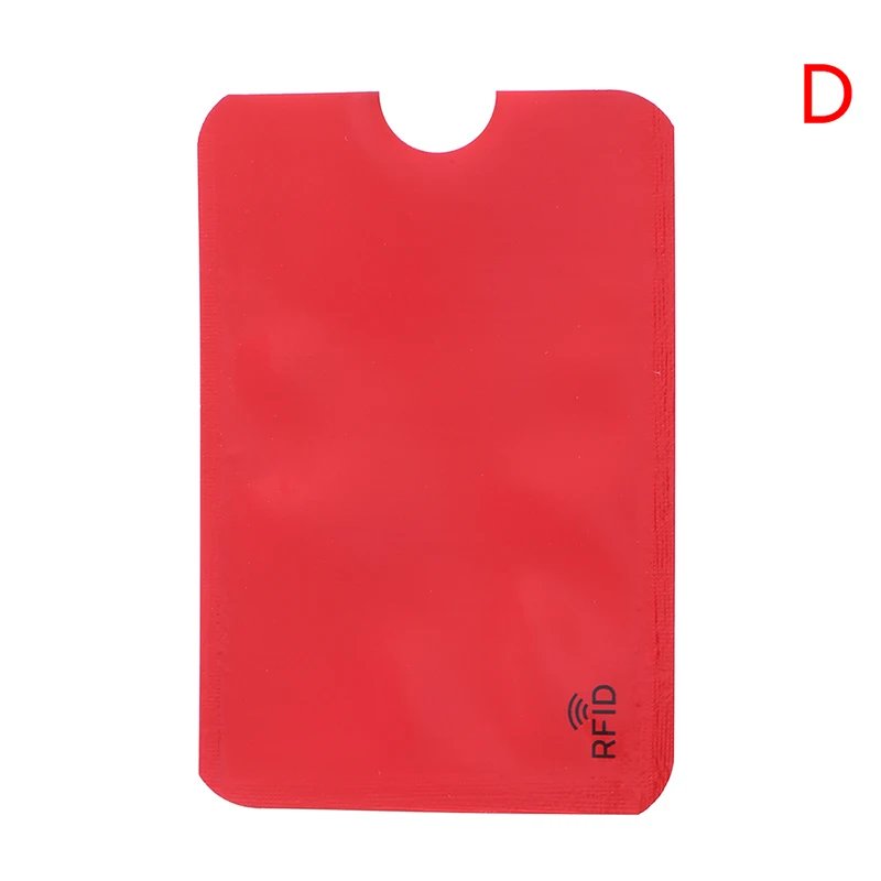 10Pcs/set RFID Blocking Card Protector Debit Credit Contactless NFC Security Card Protect Case Anti Scanning Card Bag ID Holder