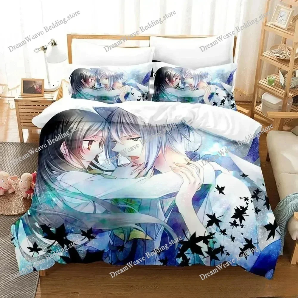 Home Textile Cartoons Kamisama Kiss Tomoe Cover Duvet Cover Pillow Case Boy Girl Polyester Bedding Set King Queen Twin Size96396