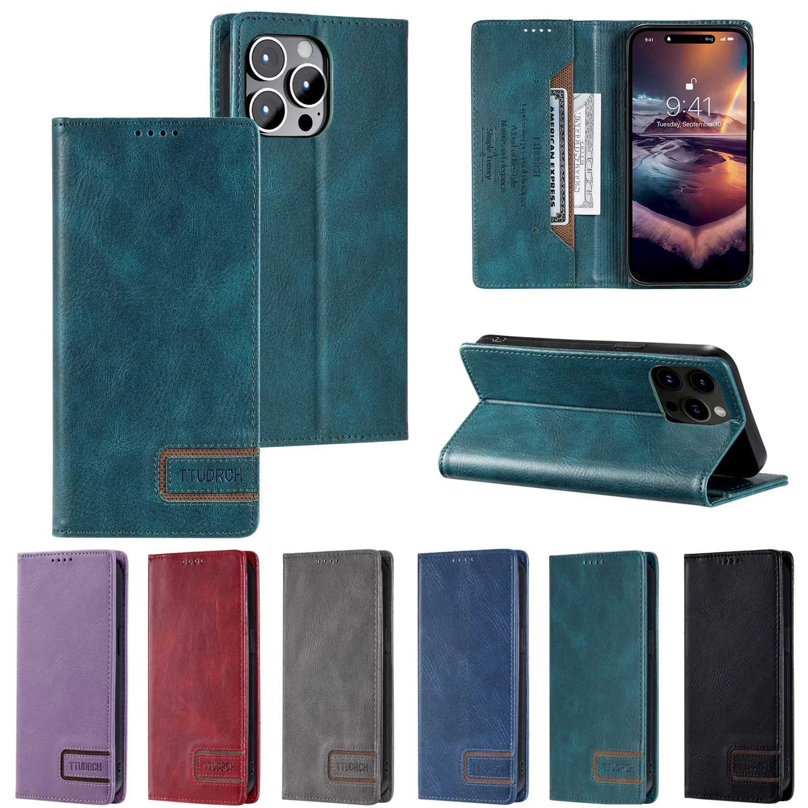 Flip Case For Nokia 2.4 G60 G22 G21 G20 G11 G10 Retro Leather Magnetic Closed Shockproof Anti Drop Wallet Book Cover Funda